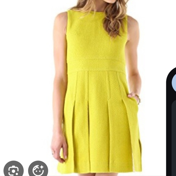 Diane Von Furstenberg Dresses & Skirts - diane Von FurstenbergVibrant Yellow Sleeveless Dress